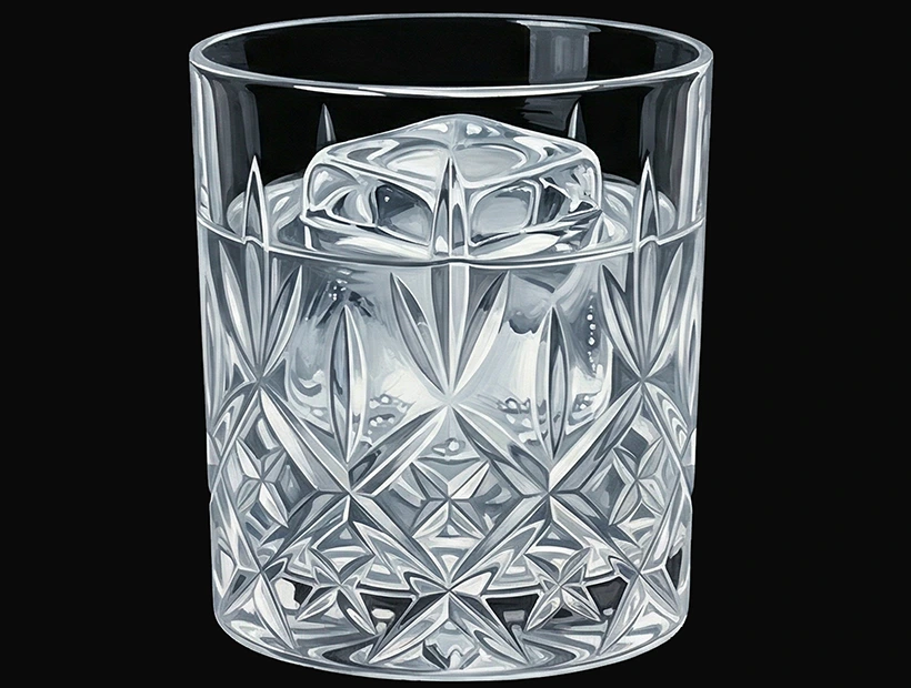 Kuraž Gin on the rocks